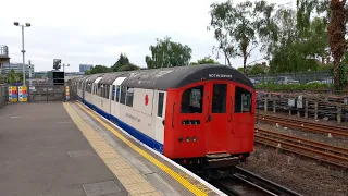 1962 Stock Rail Adhesion Tube Train At Acton Town Station