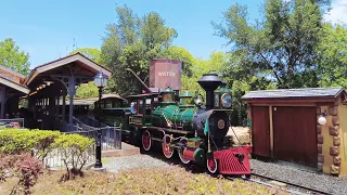 Walt Disney World Railroad Complete Ride of All Stations in 4K · Magic Kingdom Orlando Florida