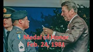 Reagan Presenting the Medal of Honor to Roy Benavidez 1981