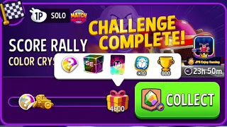 Color Crystals+Rainbow Solo Challenge Score Rally/ 4600 Score /Match Masters