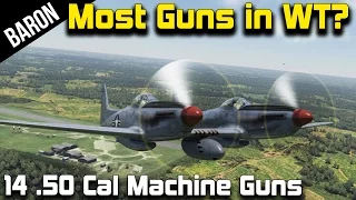 War Thunder 14 50 Cal Machine Guns! Most Guns on a Plane!  F-82 Twin Mustang!