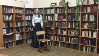 Полина Сычкина - отрывок из романа А.С.Пушкина "Капитанская дочь"