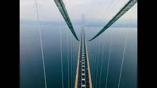 The world's longest suspension bridge is ready to use, Turkey finished construction of Canakale 1915