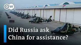 China denies receiving requests for military aid from Russia | DW News