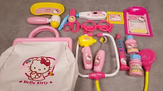 8 Minutes Satisfying with Unboxing Hello Kitty Doctor Set | ASMR(no music)