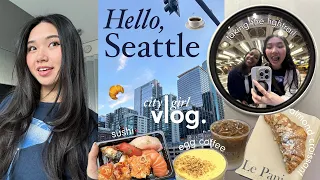 weekend in seattle ☁️☕️ | what i eat, cafés & flea market