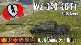 WZ-120-1G FT  |  6,0K Damage 5 Kills  |  WoT Blitz Replays