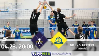 TFSE – Szolnoki RK | Férfi Röplabda NBI. - 5. helyért - 1. mérkőzés |