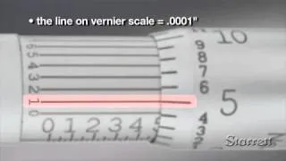 How to  Read an Inch Micrometer  by  Starrett