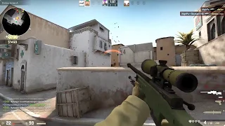 Эйс на AWP Dust 2