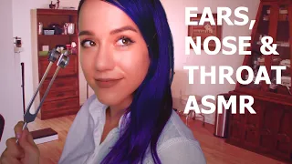 ASMR Testing Your Ears, Nose & Throat Before an Ear Cleaning RP
