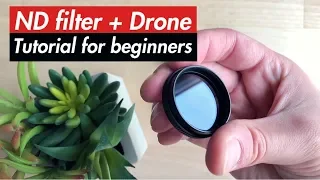 How to Use Neutral Density (ND) Filters on Your Drone for Beginners 2018 [DJI Mavic & Phantom]