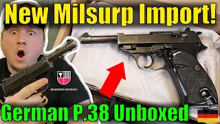 Walther P38 Pistols WORTH IT? Unboxing GERMAN Post War Surplus Aluminum Frame P1 Century Arms Import