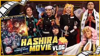 Los PILARES van a ver su NUEVA PELÍCULA- 🍿 - 【KNY/ COSPLAY VLOG】 🎬 The Hashira Training