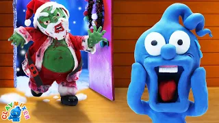 Oh No, The zombie Santa Claus Is Behind Tiny | Jingle Jangle | Stop Motion Cartoon