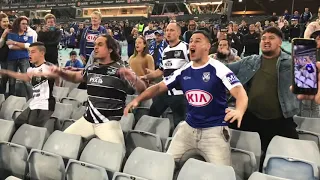 BULLDOGS FANS HAKA FOR ROOKIE