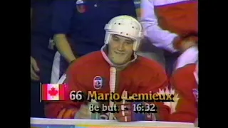Équipe Canada contre Union Soviétique , Coupe Canada 87, Wayne Gretzky et Mario Lemieux