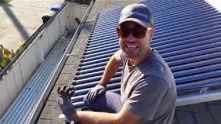 How to Install an Evacuated Tube Solar Collector