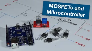 MOSFETs and Microcontroller - Basics, Datasheets, practical Circuits & Types (German)