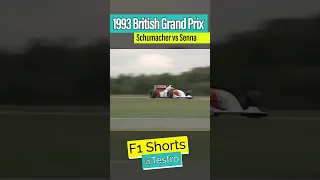 Schumacher vs Senna | 1993 British GP 🇬🇧