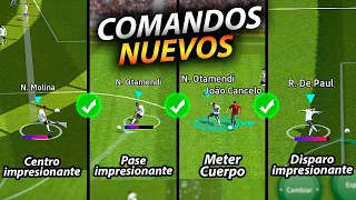 Como HACER los NUEVOS COMANDOS en eFootball 2024 Mobile | TUTORIAL + TIPS ✅