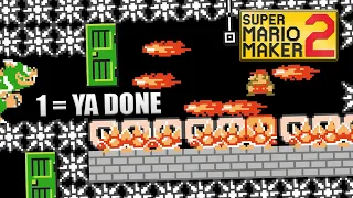 I Gave Myself ONE CHANCE to Beat SUPER EXPERT Levels [SUPER MARIO MAKER 2]