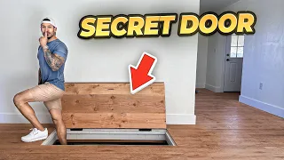 Creating A Hidden Room With A Secret Floor Door!