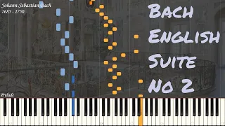JS Bach - English Suite 2 in A Minor BWV 807 | Piano Synthesia | Library of Music