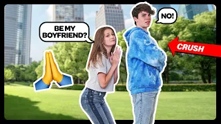 My Crush Says YES To ME For 24 HOURS CHALLENGE **WILL YOU BE MY BOYFRIEND?** 🌹❤️|Sophie Fergi