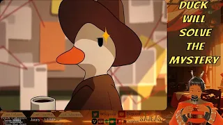 Vtuber trailer reaction to Duck Detective | Wholesome Snack 2023