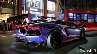 Supercars in London Vol.8 - Zonda 760, Liberty Walk Aventador, 3x Veyron, 2x LaFerrari