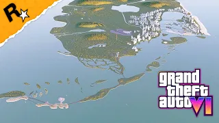 GRAND THEFT AUTO 6 3D MAP