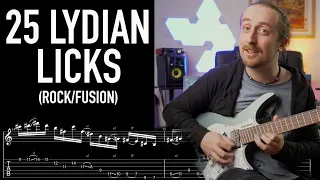 25 Killer Lydian Rock Fusion Licks