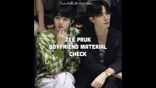 Zee Pruk Panich "Boyfriend Material" đến mức nào?