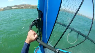 Spectacular view sea of galilee windsurfing May 2021