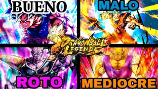 TODOS Los Revival De PEOR A MEJOR En Dragon Ball Legends