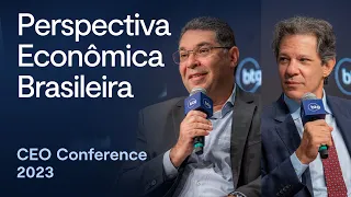 Fernando Haddad debate a perspectiva econômica brasileira na CEO Conference 2023