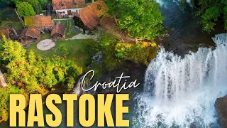 Rastoke - a village of watermills and waterfalls in Croatia