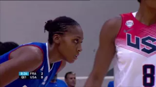 Basket Equipe de France 2014 France USA Féminin Prépa Mondial