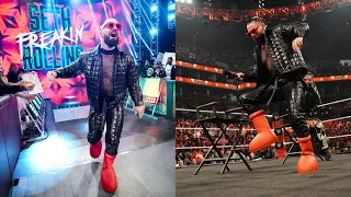 Seth Rollins Entrance With Big Red Boots on MizTV At WWE RAW In Brooklyn, New York, Feb. 13, 2023