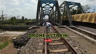 TRAIN CHASE || DJI FPV LONGE RANGE || DRONE VS TRAIN