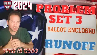 CS50 Runoff Solution - Week 3 Lab  - Runoff Solution 2024. (Beginners Guide)