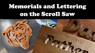 Memorials and Lettering on the Scroll Saw