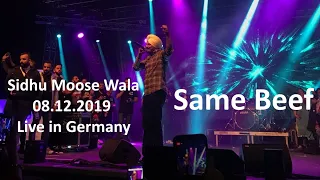 Sidhu Moose Wala | Same Beef | Live Show | Oberhausen, Germany | Turbinenhalle | 08.12.2019