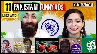 Indian Reaction on 11 Pakistani Funny Ads 2018 | PunjabiReel TV