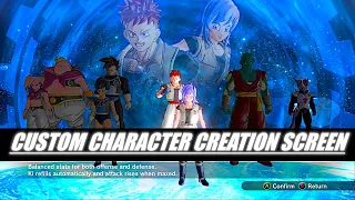 Dragon Ball Xenoverse 2 Custom Character Creation Screen Tutorial Easy!