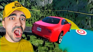 القفز من اعلى ارتفاع في العالم - محاكي الحوادث 😱😱 - BeamNG !!