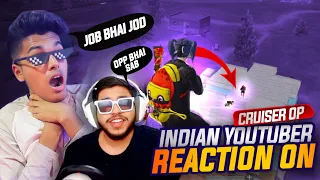 Wow😮!!! Big Indian 🇮🇳 YouTuber @KingAnBru  Reaction On My Gameplay| Cruiserop | PubgMobile