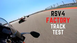 2021 Aprilia RSV4 Factory Track Test