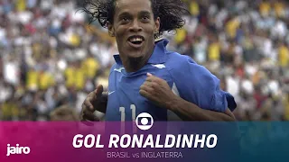 Gol de Ronaldinho: Brasil vs Inglaterra | Quartas Final Copa 2002